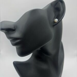 South Sea Pearl Button Earrings